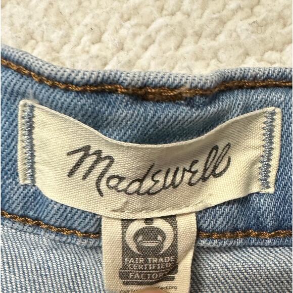 Madewell Womens Slim Wide Leg Crop Denim Jeans Size 27 - Picture 2 of 7